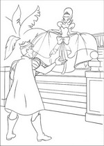 coloring page Princess and the Frog